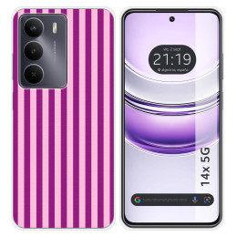 Funda Silicona para Realme 14x 5G diseño Lines 01 Dibujos