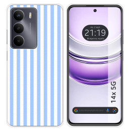 Funda Silicona para Realme 14x 5G diseño Lines 04 Dibujos