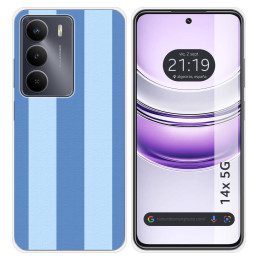Funda Silicona para Realme 14x 5G diseño Lines 10 Dibujos