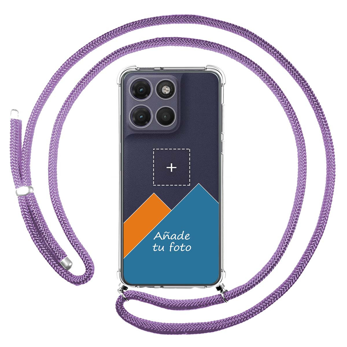 Personaliza tu Funda Colgante Transparente para...