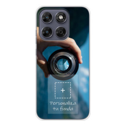 Personaliza tu Funda Silicona Gel Tpu Transparente con tu...