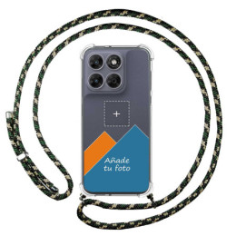 Personaliza tu Funda Colgante Transparente para Motorola...