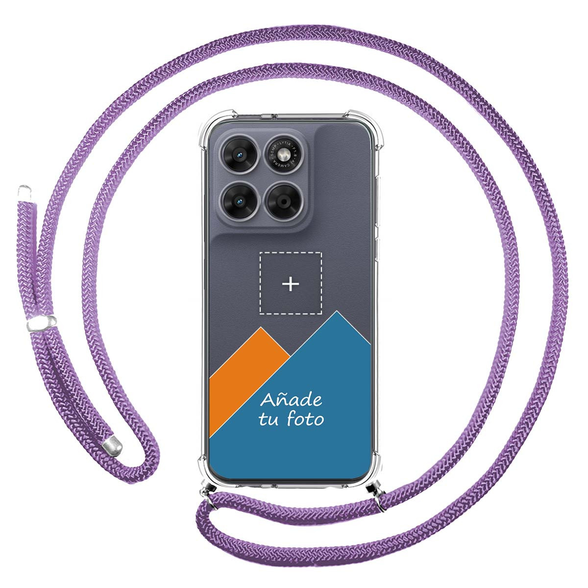 Personaliza tu Funda Colgante Transparente para...