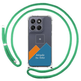 Personaliza tu Funda Colgante Transparente para Motorola...