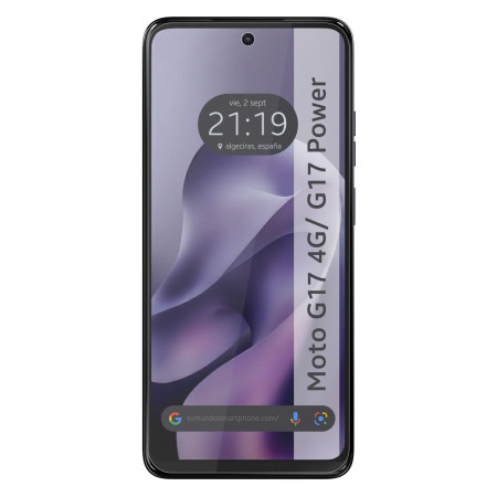 Protector Pantalla Hidrogel Mate Antihuellas para Motorola Moto g17 / g17 Power 4G
