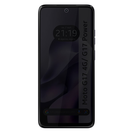 Protector Pantalla Hidrogel Privacidad Antiespías para Motorola Moto g17 / g17 Power 4G