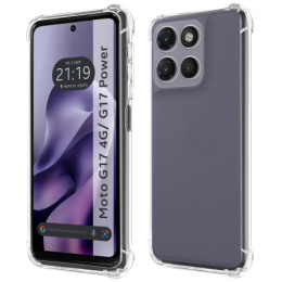 Funda Silicona Antigolpes Transparente para Motorola Moto...