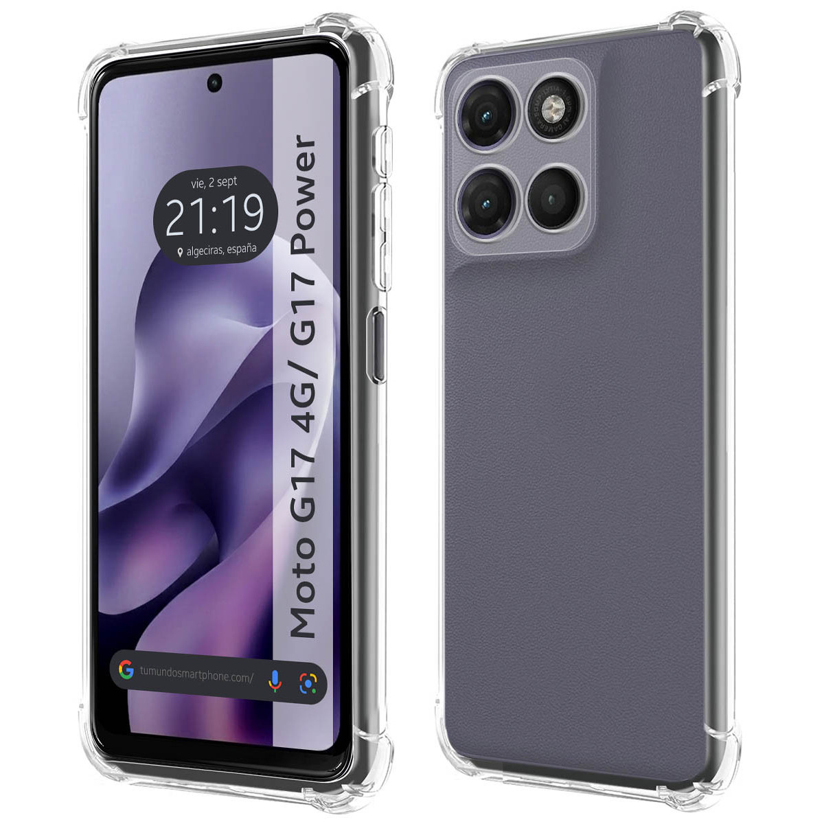 Funda Silicona Antigolpes Transparente para...