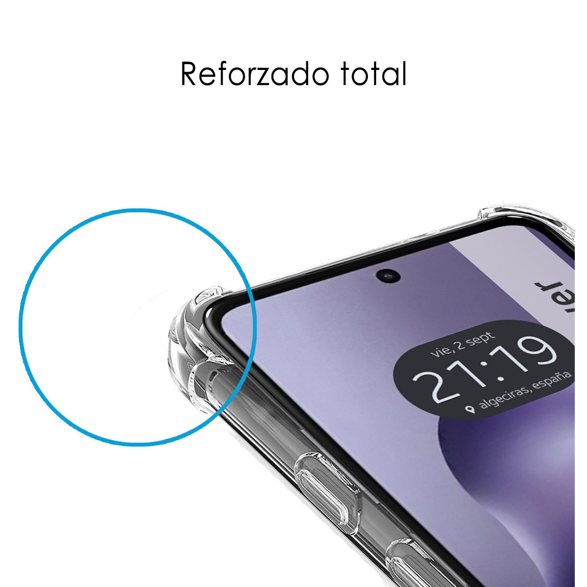 Funda Silicona Antigolpes Transparente para...