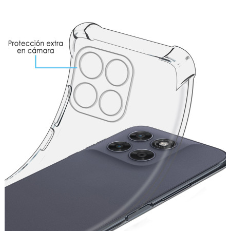 Funda Silicona Antigolpes Transparente para Motorola Moto g67 / g77 5G
