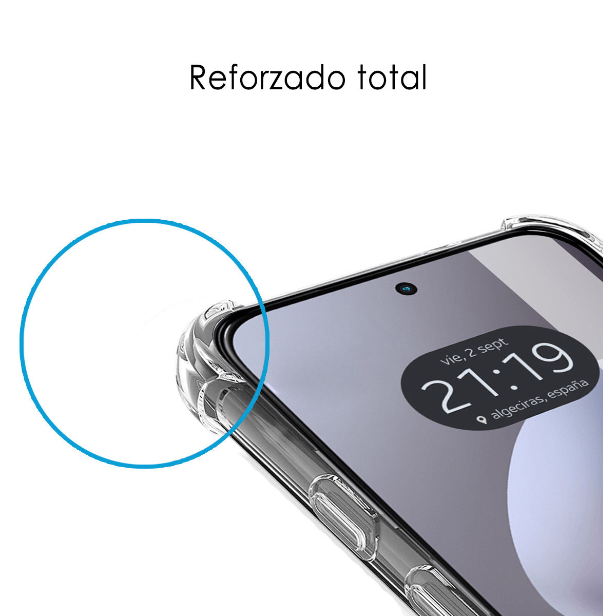 Funda Silicona Antigolpes Transparente para...