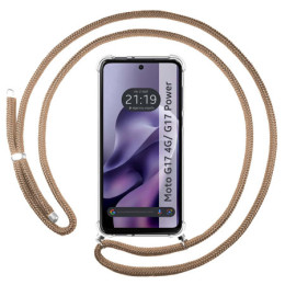 Funda Colgante Transparente para Motorola Moto g17 / g17...