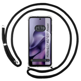 Funda Colgante Transparente para Motorola Moto g17 / g17...