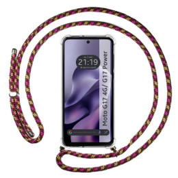 Funda Colgante Transparente para Motorola Moto g17 / g17...