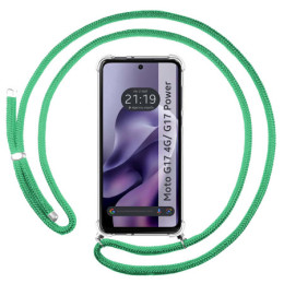 Funda Colgante Transparente para Motorola Moto g17 / g17...