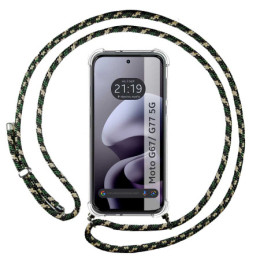 Funda Colgante Transparente para Motorola Moto g67 / g77...