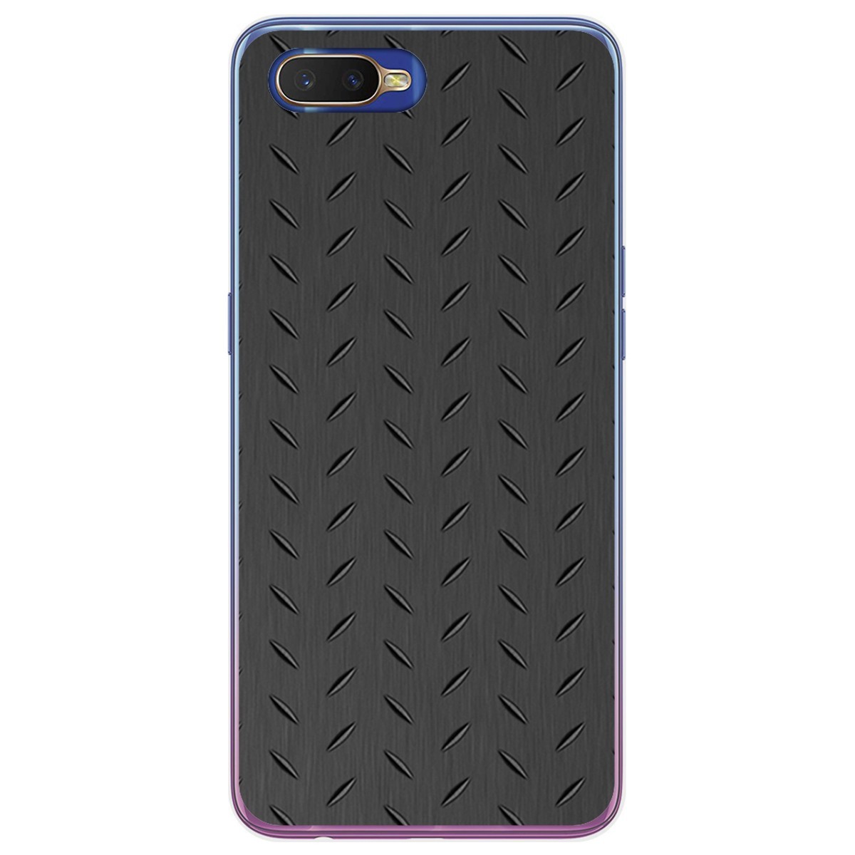 Funda Gel Tpu para Oppo RX17 Neo diseño Metal Dibujos