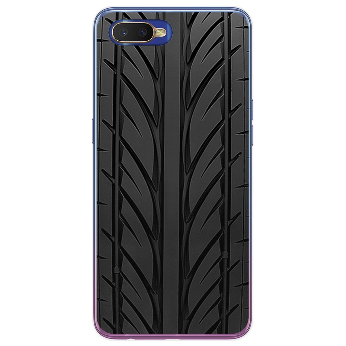 Funda Gel Tpu para Oppo RX17 Neo diseño Neumatico Dibujos