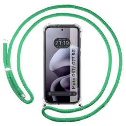 Funda Colgante Transparente para Motorola Moto g67 / g77...