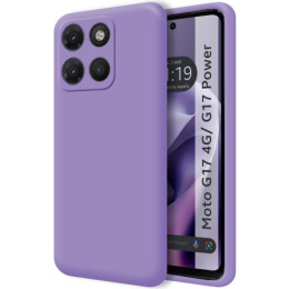 Funda Silicona Líquida Ultra Suave para Motorola Moto g17...