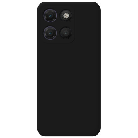 Funda Silicona Líquida Ultra Suave para Motorola Moto g17 / g17 Power 4G color Negra