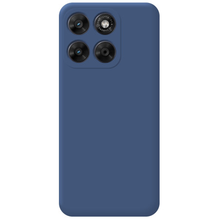 Funda Silicona Líquida Ultra Suave para Motorola Moto g67 / g77 5G color Azul