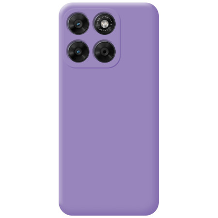 Funda Silicona Líquida Ultra Suave para Motorola Moto g67 / g77 5G color Morada