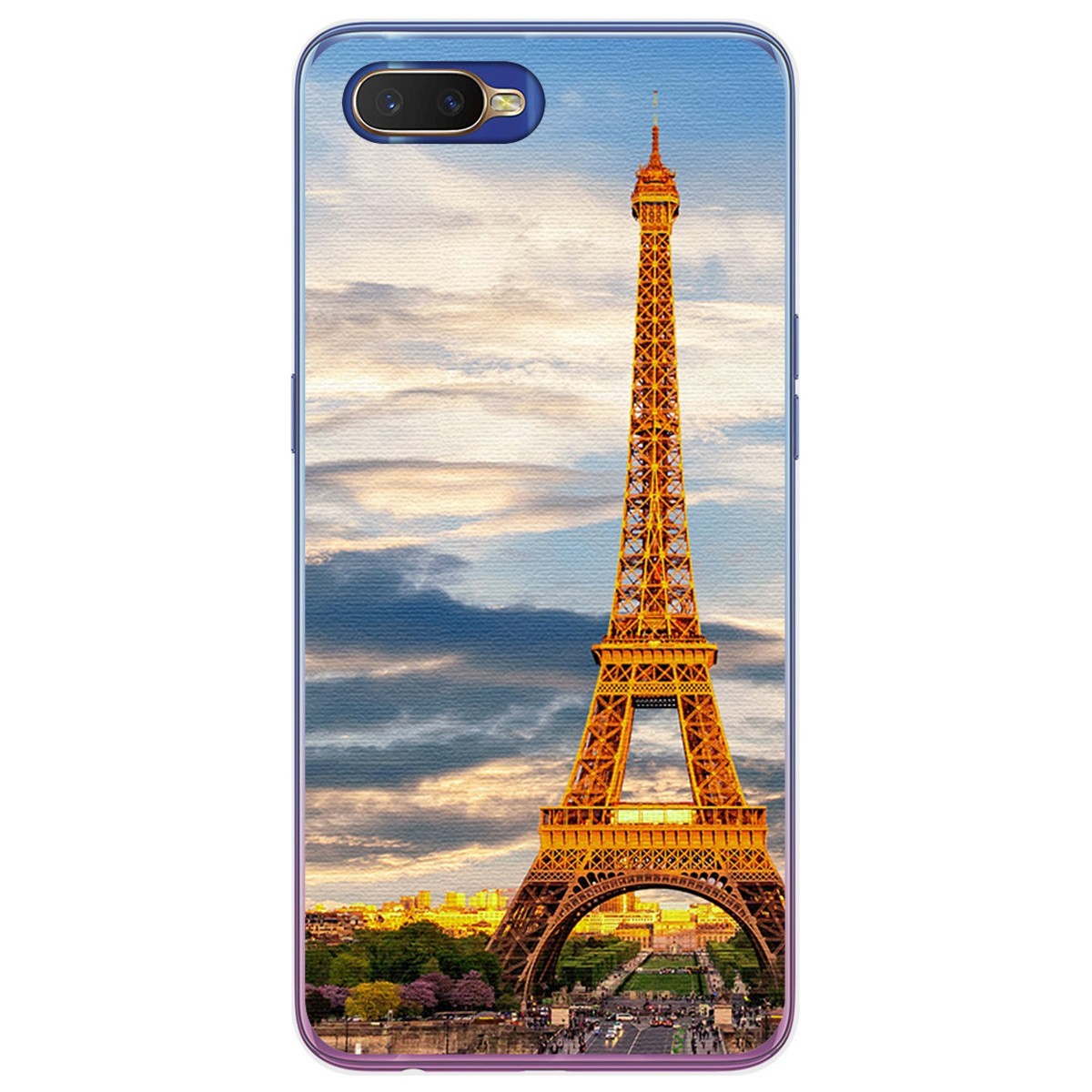Funda Gel Tpu para Oppo RX17 Neo diseño Paris Dibujos