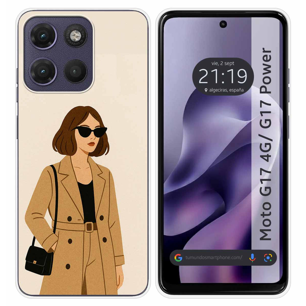 Funda Silicona para Motorola Moto g17 / g17...