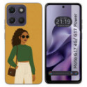Funda Silicona para Motorola Moto g17 / g17 Power 4G diseño Mujer 02 Dibujos