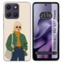 Funda Silicona para Motorola Moto g17 / g17 Power 4G diseño Mujer 03 Dibujos