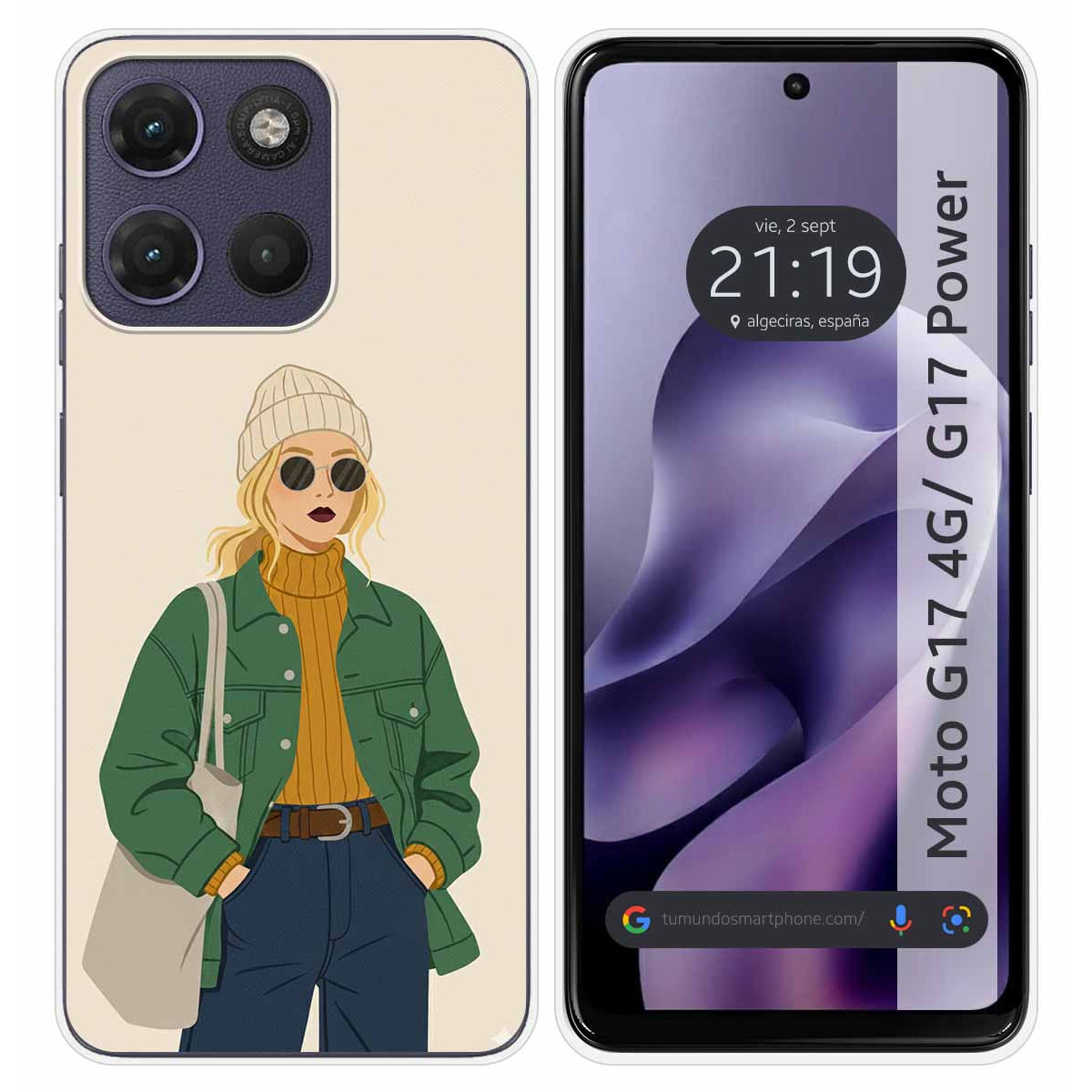Funda Silicona para Motorola Moto g17 / g17...