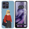 Funda Silicona para Motorola Moto g17 / g17 Power 4G diseño Mujer 04 Dibujos