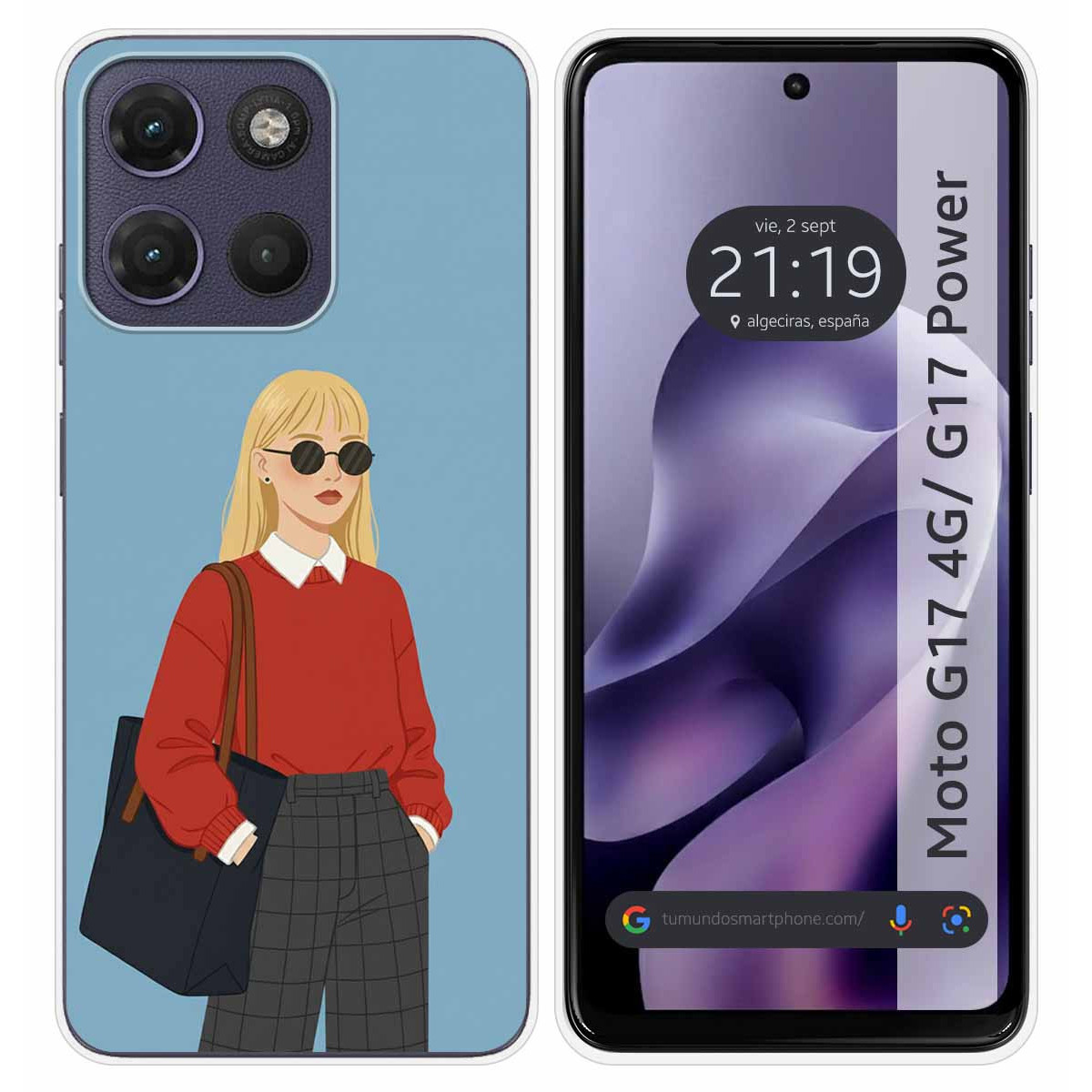 Funda Silicona para Motorola Moto g17 / g17...