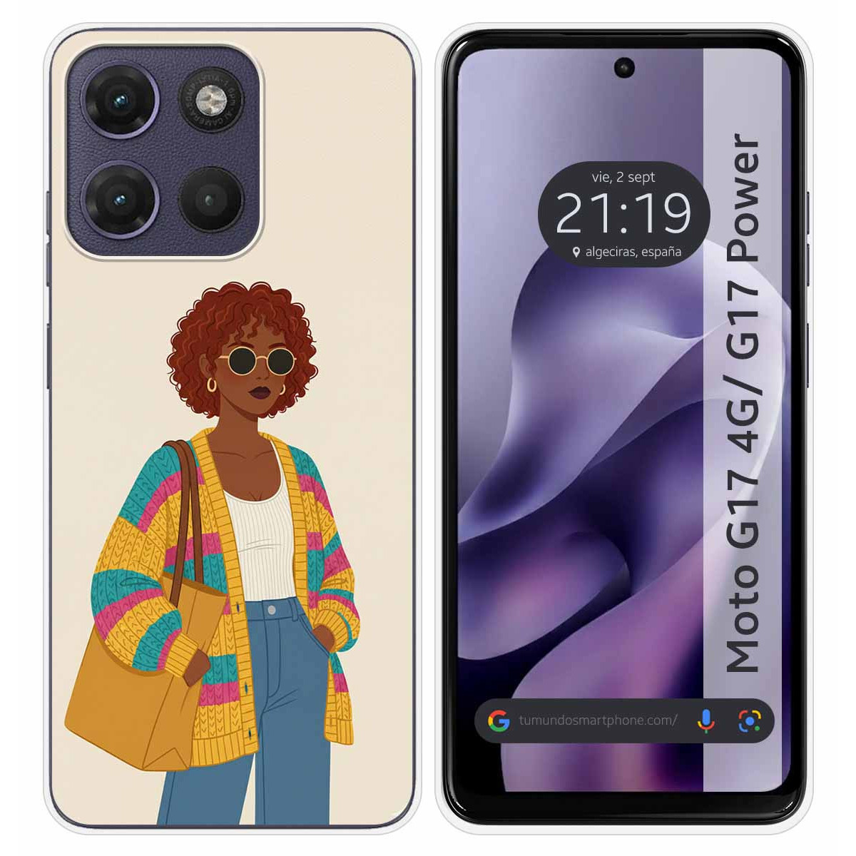 Funda Silicona para Motorola Moto g17 / g17...