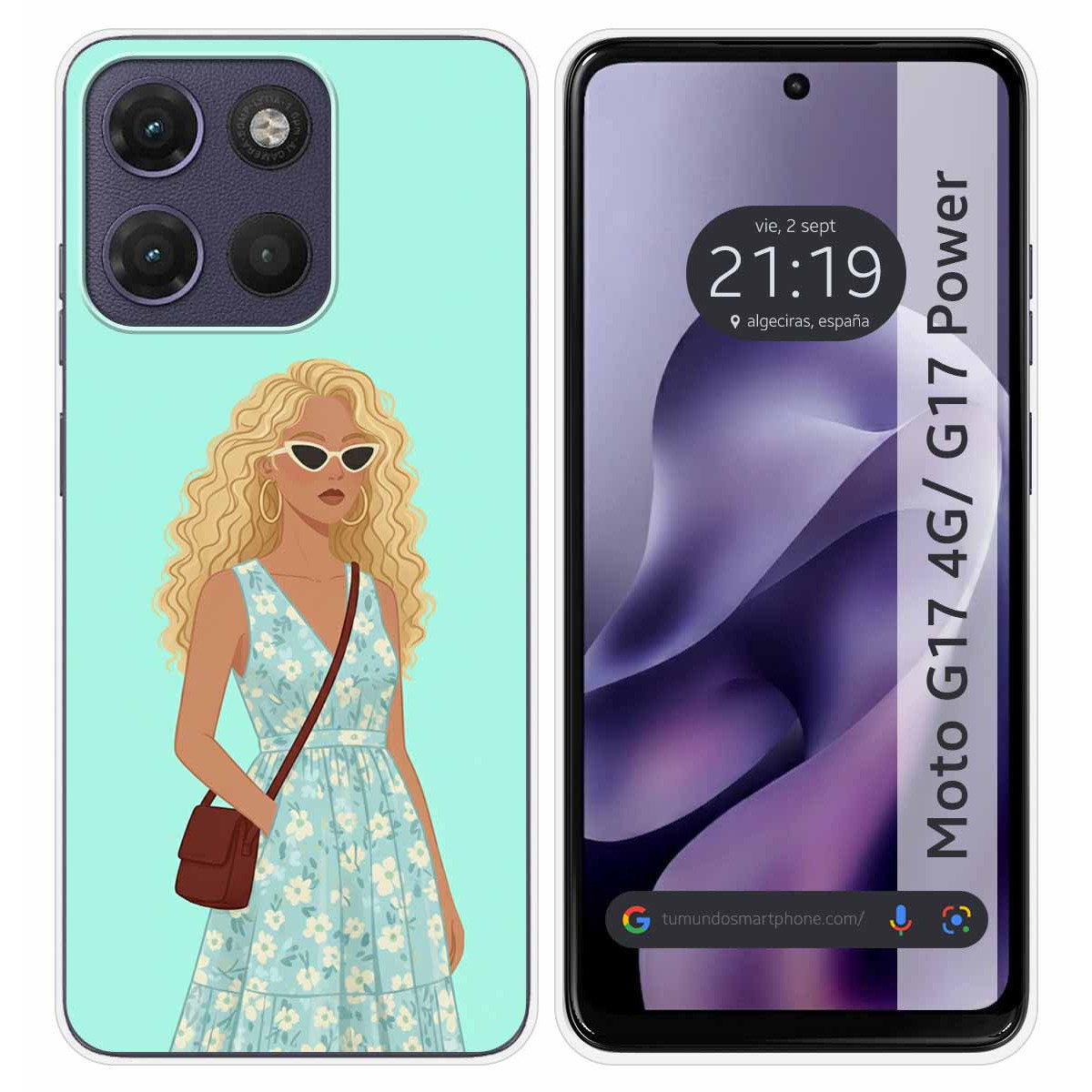 Funda Silicona para Motorola Moto g17 / g17...