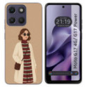 Funda Silicona para Motorola Moto g17 / g17 Power 4G diseño Mujer 09 Dibujos