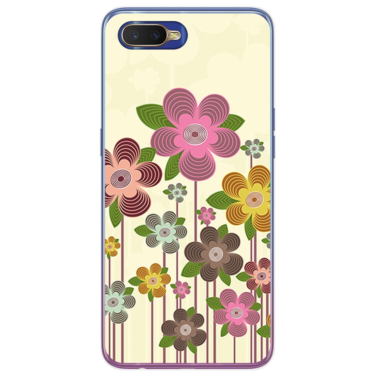 Funda Gel Tpu para Oppo RX17 Neo diseño Primavera En Flor Dibujos