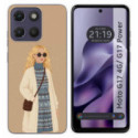 Funda Silicona para Motorola Moto g17 / g17 Power 4G diseño Mujer 10 Dibujos