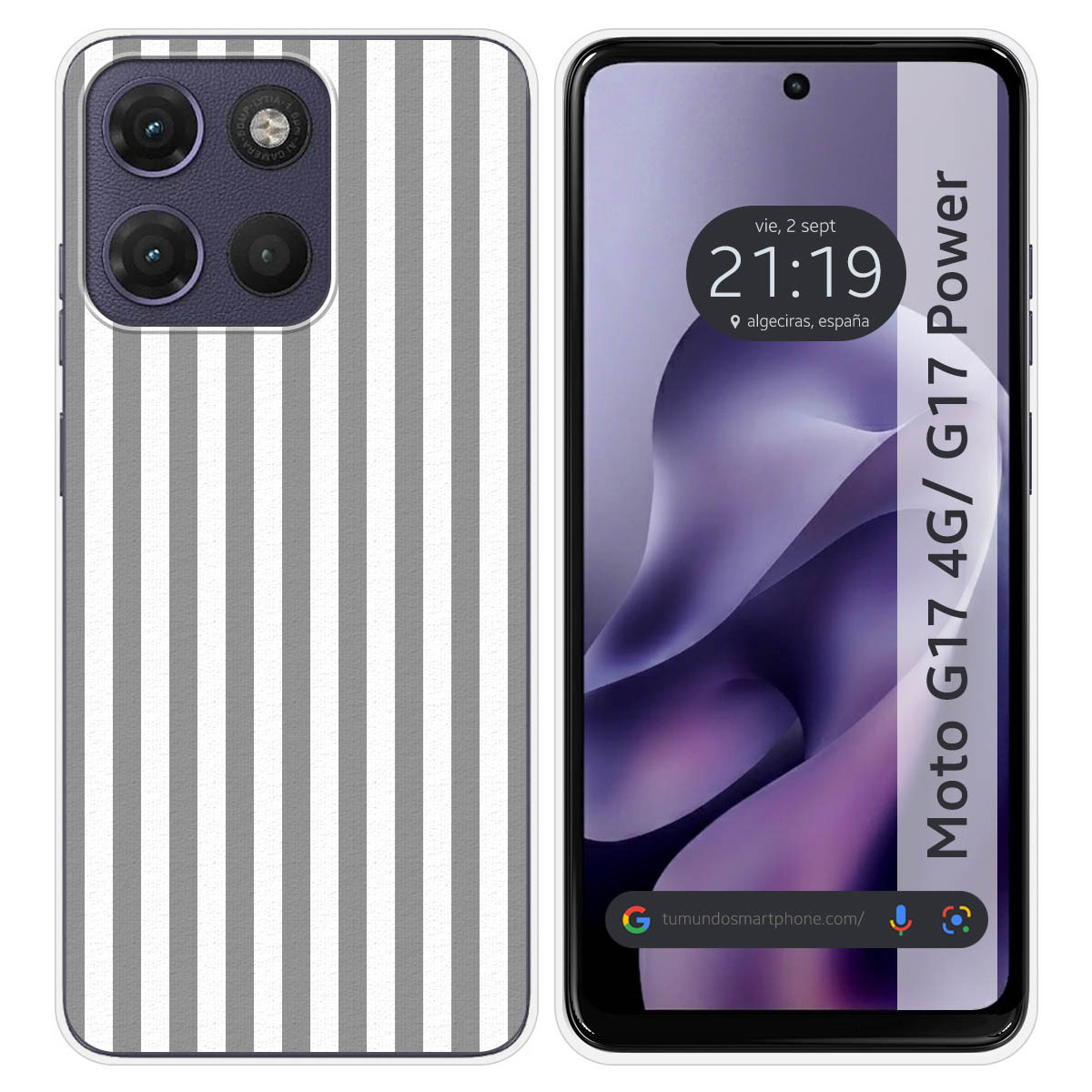 Funda Silicona para Motorola Moto g17 / g17...
