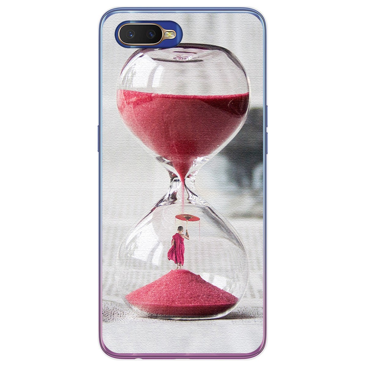 Funda Gel Tpu para Oppo RX17 Neo diseño Reloj Dibujos