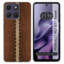 Funda Silicona para Motorola Moto g17 / g17 Power 4G diseño Cuero 01 Dibujos