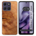 Funda Silicona para Motorola Moto g17 / g17 Power 4G diseño Madera 04 Dibujos