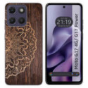Funda Silicona para Motorola Moto g17 / g17 Power 4G diseño Madera 06 Dibujos