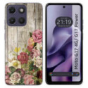 Funda Silicona para Motorola Moto g17 / g17 Power 4G diseño Madera 08 Dibujos
