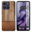 Funda Silicona para Motorola Moto g17 / g17 Power 4G diseño Madera 09 Dibujos