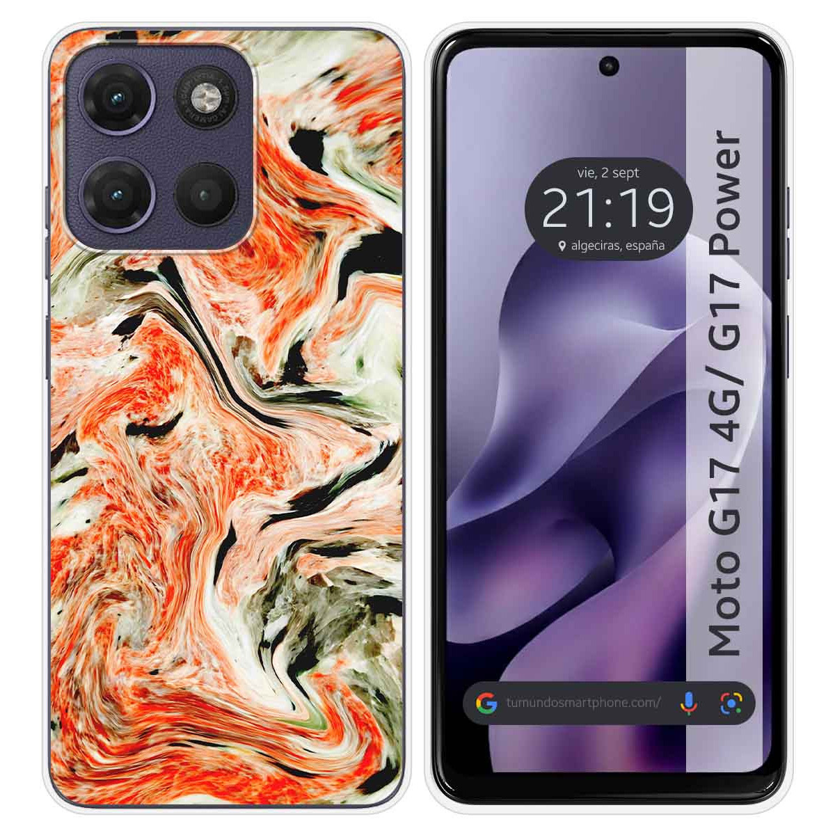 Funda Silicona para Motorola Moto g17 / g17...
