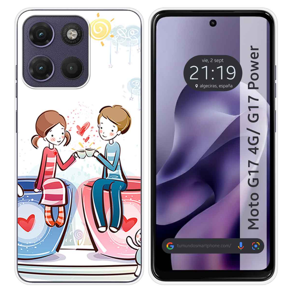 Funda Silicona para Motorola Moto g17 / g17...