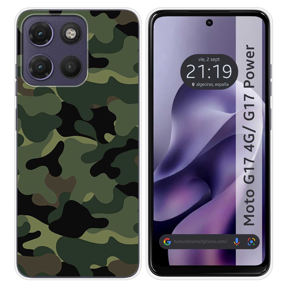 Funda Silicona para Motorola Moto g17 / g17...