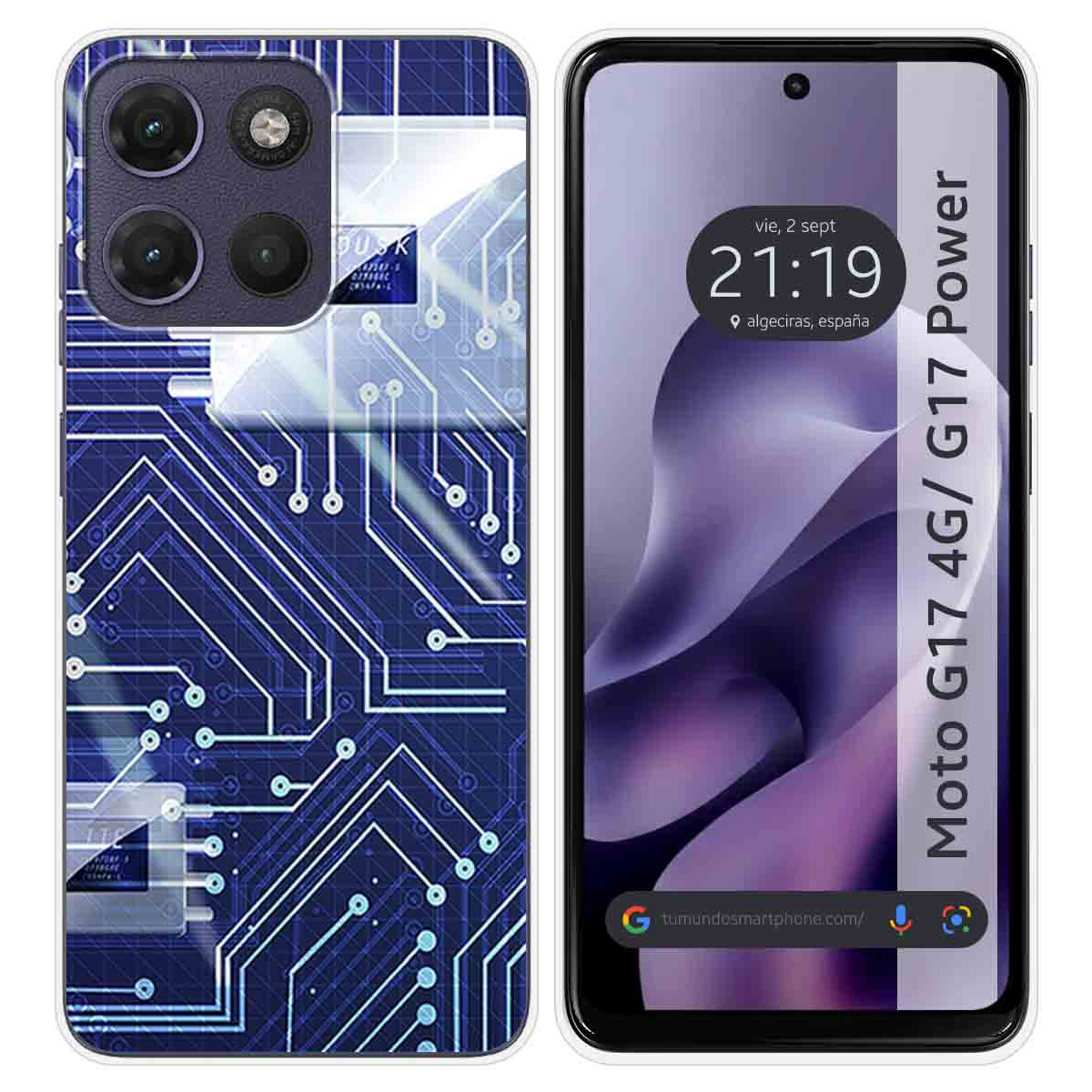 Funda Silicona para Motorola Moto g17 / g17...